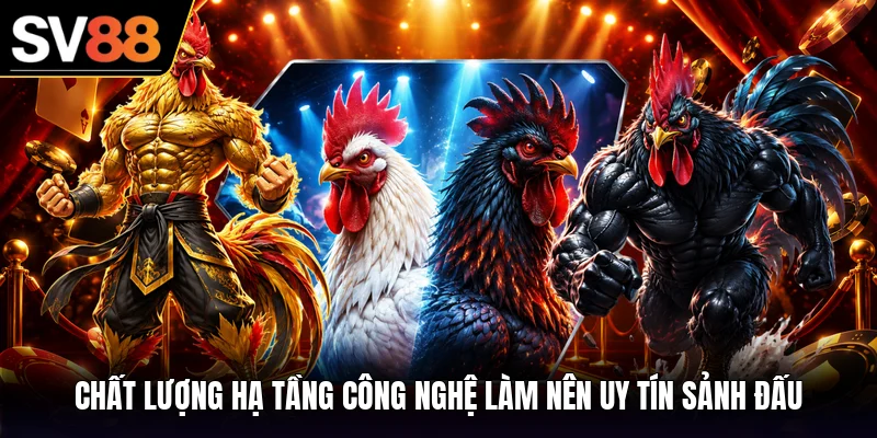 Chất lượng hạ tầng công nghệ làm nên uy tín sảnh đấu