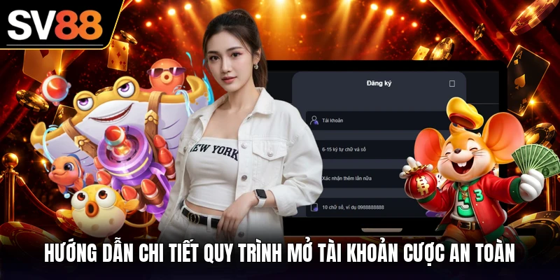 Hướng dẫn chi tiết quy trình mở tài khoản cược an toàn