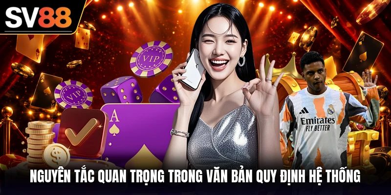 Nguyên tắc quan trọng trong văn bản quy định hệ thống